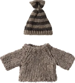 Maileg Sweater/Hat - Strik - Mus - Storebror
