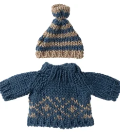 Maileg Sweater/Hat - Strik - Mus - Far
