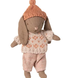 Maileg Vinter Kanin - Micro - Brun - Rose