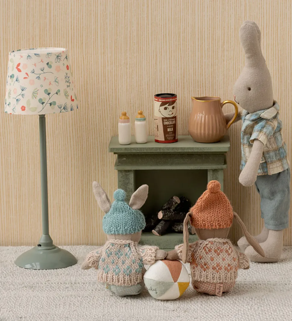 Maileg Vinter Kanin - Micro - Brun - Rose