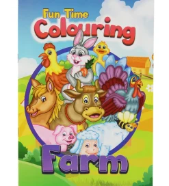 Malebog - Fun Time Colouring Farm - 16 Sider