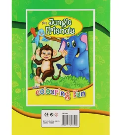 Malebog - My Jungle Friends Colouring Book - 16 Sider