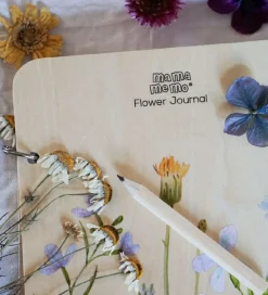 MaMaMeMo Blomsterjournal m. Blyant - Træ