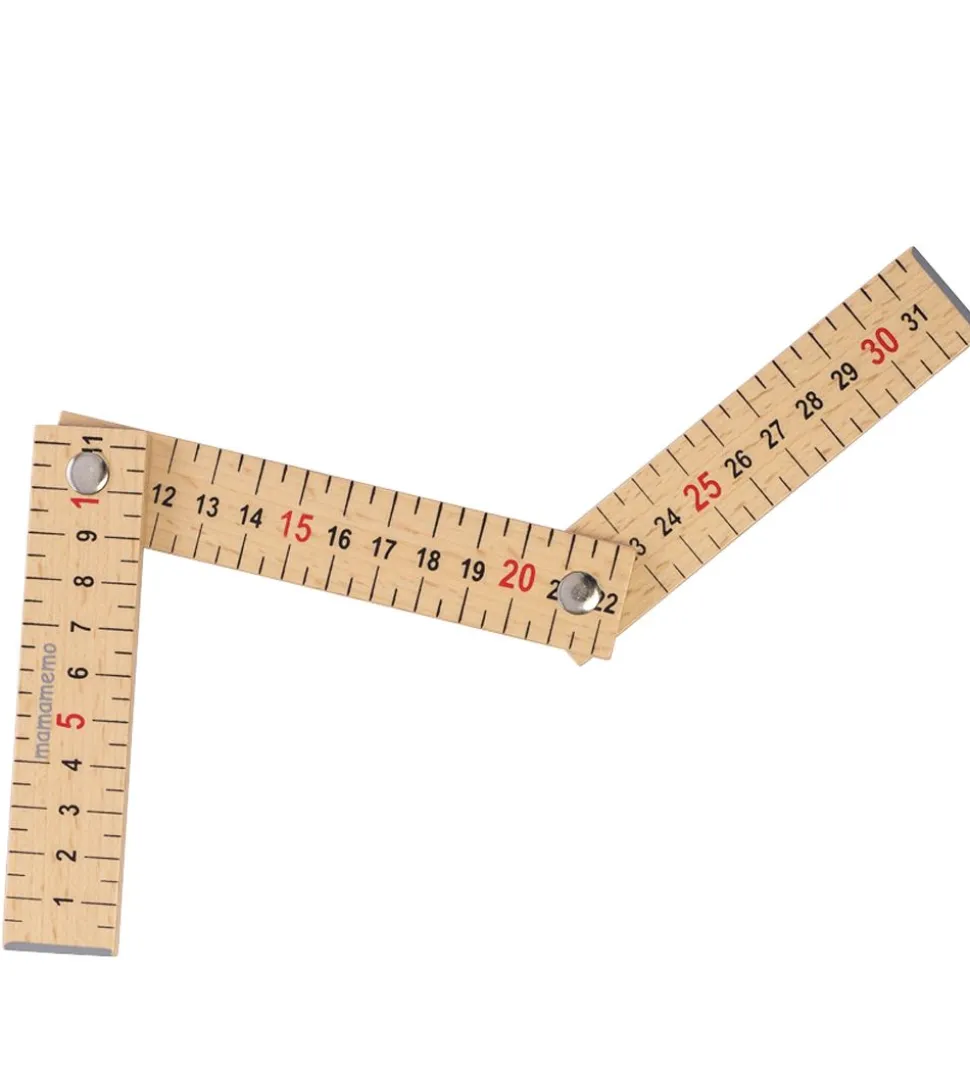 MaMaMeMo Værktøj - Træ - Tommestok