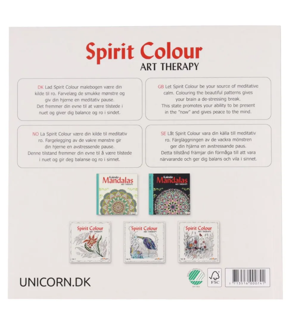 Mandalas Farvebog - Spirit Colour - Bind 3