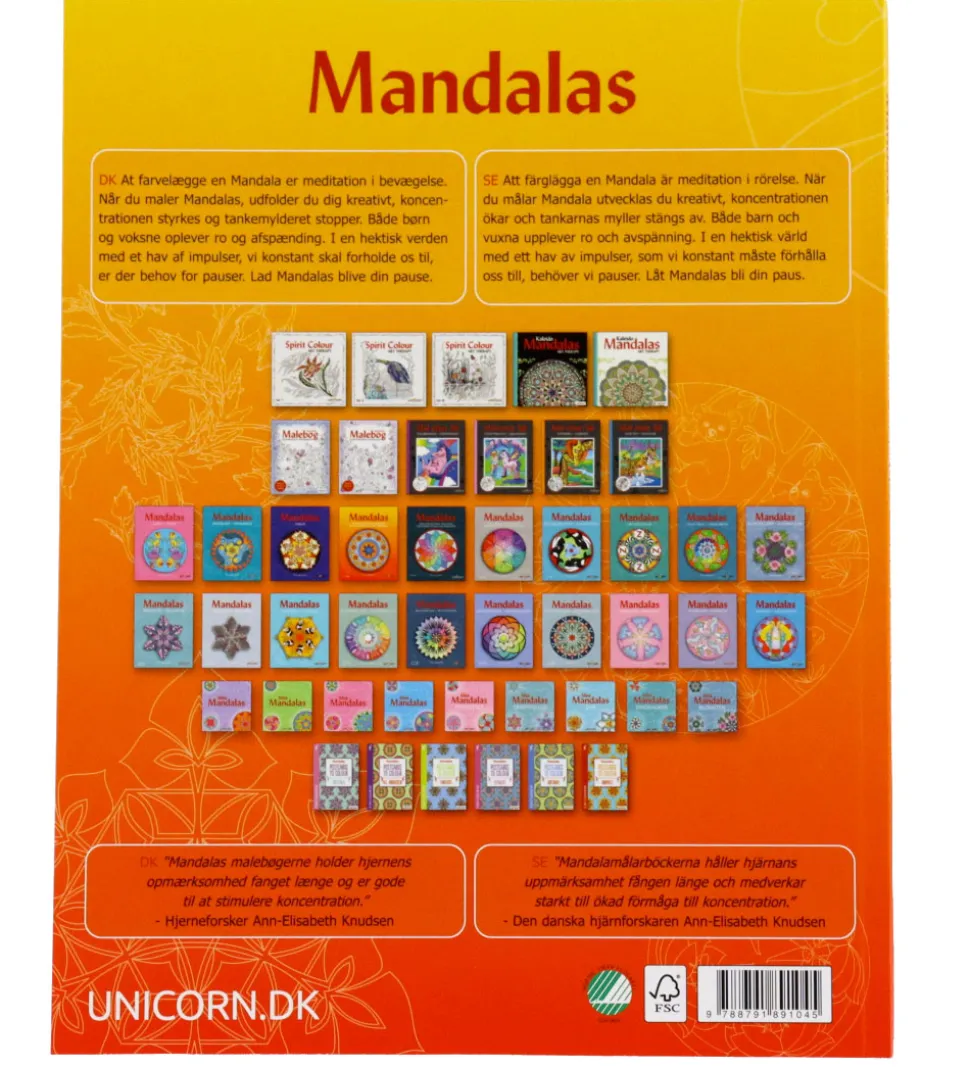 Mandalas Malebog - Den Fantastiske Malebog - 4 år