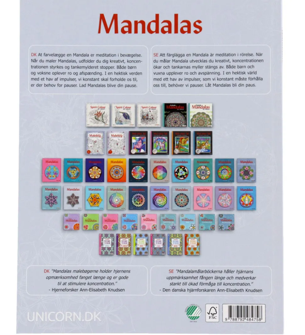 Mandalas Malebog - Isblomster - Bind 2