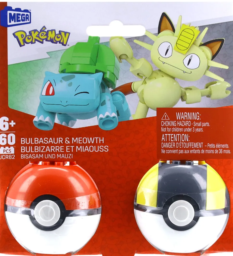 MEGA Pokémon - 60 Dele - Bulbasaur & Meowth