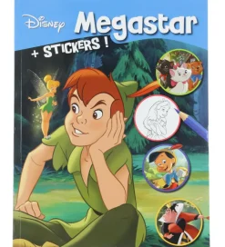 Megastar Malebog m. Klistermærker - 208 Sider - Peter Pan