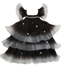 Meri Meri Udklædning - Star Witch - Sort/Grå