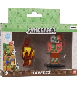 Minecraft Legetøjsfigurer - 3D - 2-pak - Blaze/Zombified Piglin