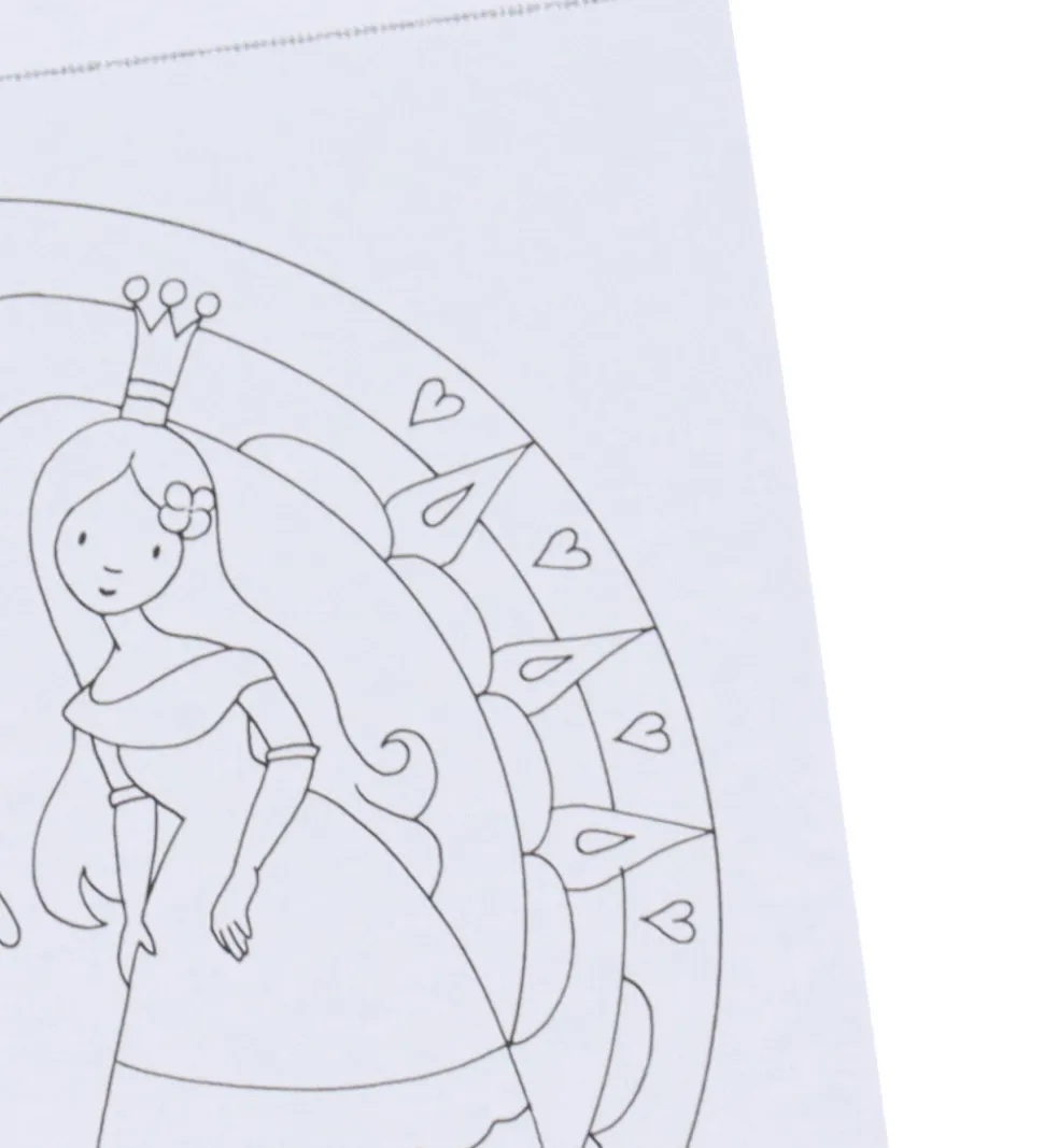 Mini Mandalas Malebog - Prinsesser