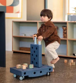 MODU Curiosity Sæt - 14 Dele - 50x30x20 cm - Deep Blue/Sky Blue