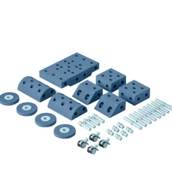 MODU Dreamer Sæt - 34 Dele - 70x40x20 cm - Deep Blue/Sky Blue