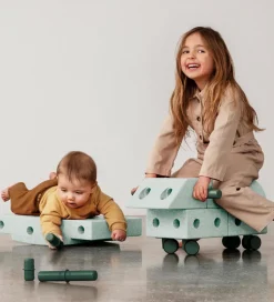 MODU Explorer Sæt - 20 Dele - 55x40x20 cm - Ocean Mint/Forest Gr