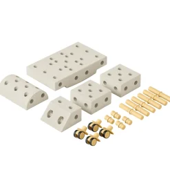 MODU Explorer Sæt - 20 Dele - 55x40x20 cm - Sand Grey/Honey Yell