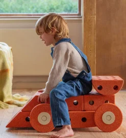 MODU 4x Foam Wheels - 4-pak - Burnt Orange/Dusty Green