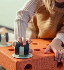 MODU 4x Swirly Wheels - 4-pak - Forest Green