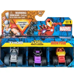 Monster Jam - 1:87 - Mini - Marvel - 3-pak
