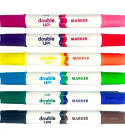 Ooly Dobbeltsidede Tuscher - Double Up! - 6 stk