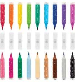 Ooly Dobbeltsidede Tuscher - 18 stk - Stampables