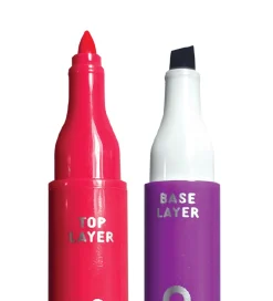 Ooly Dobbeltsidede Tuscher - 8 stk - Color Layers