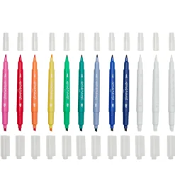 Ooly Dobbeltsidede Tuscher - 9 stk. - Stamp-A-Doodle