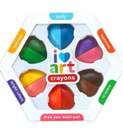 Ooly Farvekridt - Drejelig - 12 Stk - Multifarvet