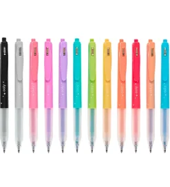 Ooly Farvekuglepen - Gel - Oh My Glitter! - 12 Stk - Multifarve