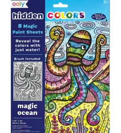 Ooly Magiske Maleark - Hidden Colors - 8 Stk. - Magic Ocean