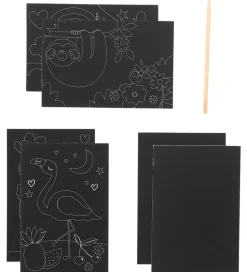 Ooly Scratch and Scribble Mini Sæt - Funtastic Friends