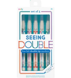 Ooly Tuscher - 5 Stk - Seeing Double Fine Double Tip Markers