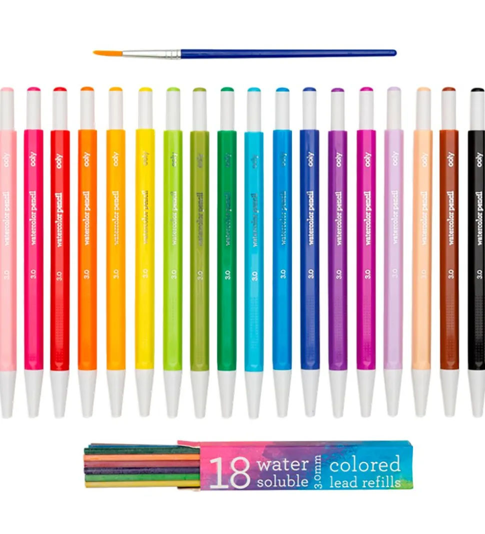 Ooly Vandfarvepen - Chroma Blends - Genopfyldelige - 18 Stk - Mu