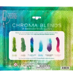 Ooly Vandfarver - Chroma Blends - 18 stk
