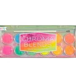 Ooly Vandfarver - Chroma Blends - 12 stk - Neon
