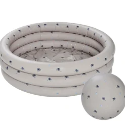 OYOY Badebassin m. Badebold - 85x26 cm - Clay/Elephant