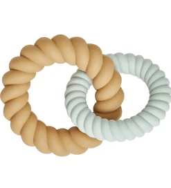 OYOY Bideringe - Silikone - Mellow - Pale Mint/Light Rubber