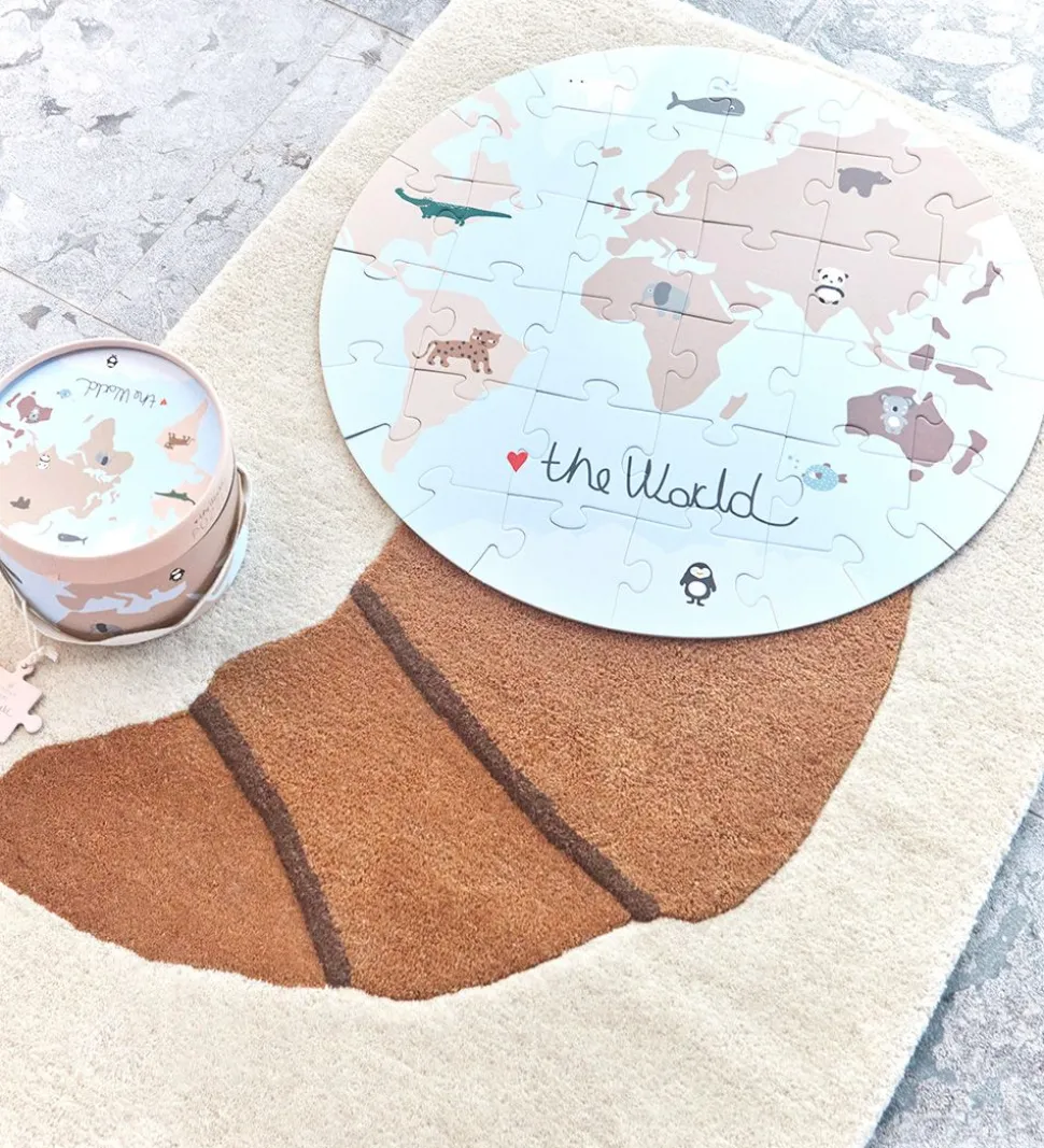 OYOY Puslespil - Verden - 32 Brikker