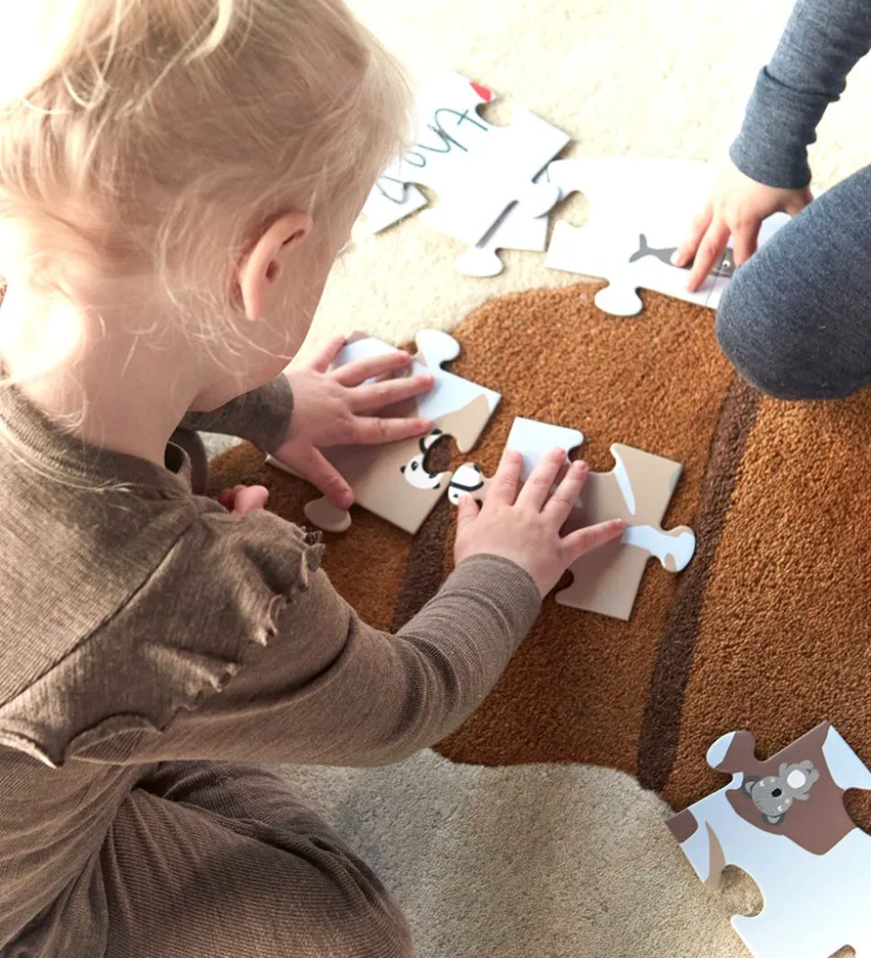 OYOY Puslespil - Verden - 32 Brikker