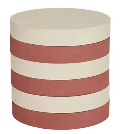 OYOY Skammel - Iro - 28x28 cm - Vanilla/Nutmeg