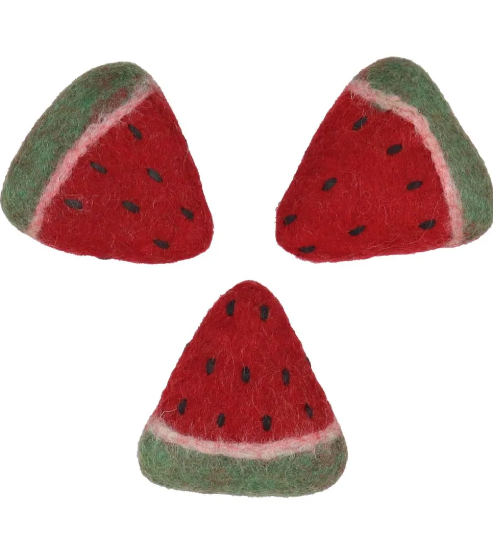 Papoose Legemad - 3 stk. - Uld - Vandmelon
