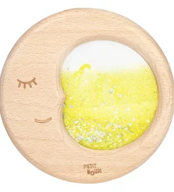 Petit Boum Sanselegetøj - Træ - Flow Moon - Gul