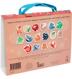 Petit Monkey Badeleegtøj - Puslespil - 16 stk - Dinosaurs