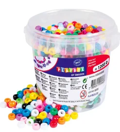 Playbox Perler - Kongoperler I Spand - 1200 Stk