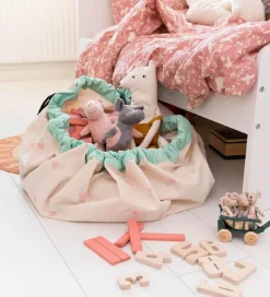 Play&Go Legetøjstæppe - Ø140 - Cherry Love