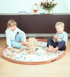 Play&Go Legetøjstæppe - Ø: 140 cm - Veggie Numbers