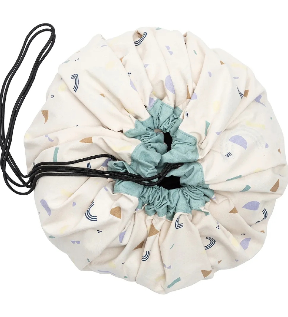 Play&Go Legetøjstæppe - Ø: 140 cm - Animal Alphabet