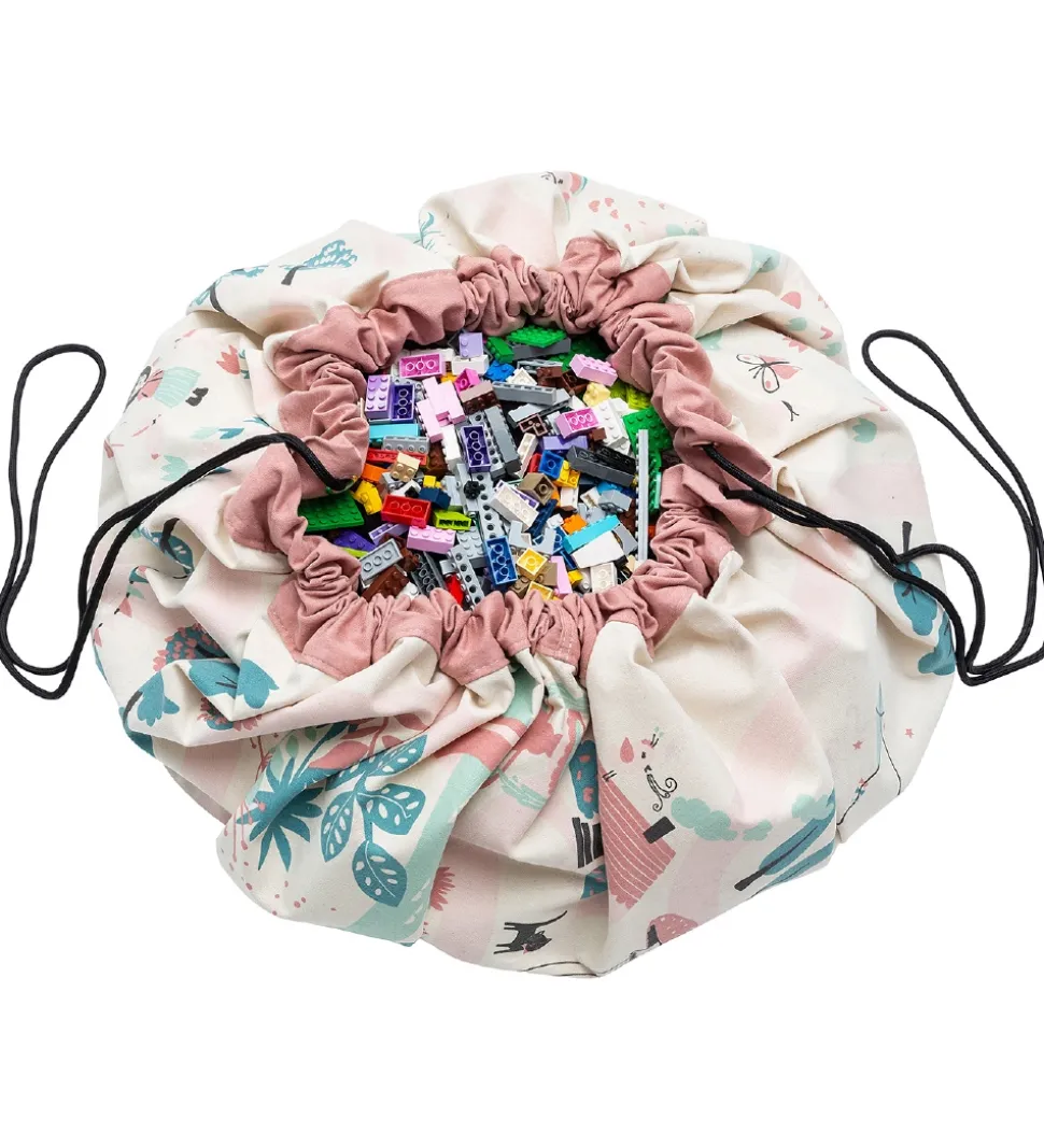 Play&Go Legetøjstæppe - Ø: 140 cm - Walk In A Park