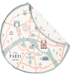 Play&Go Legetøjstæppe - Ø140 - Paris Map
