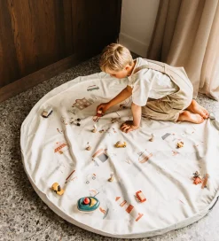 Play&Go Legetøjstæppe - 140 cm - 2-i-1 - City